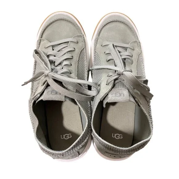 UGG EZ-Duzzit Platform Sneaker Lace-Up Clover Green 1152717 Size 10 - Picture 10 of 10